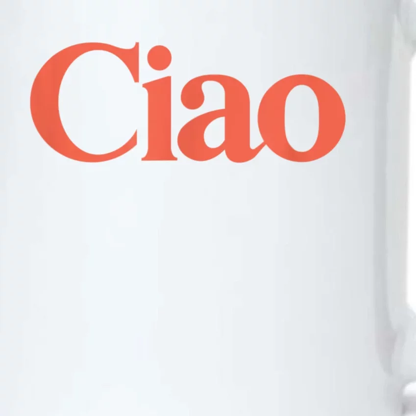 Ciao Bella Black Color Changing Mug