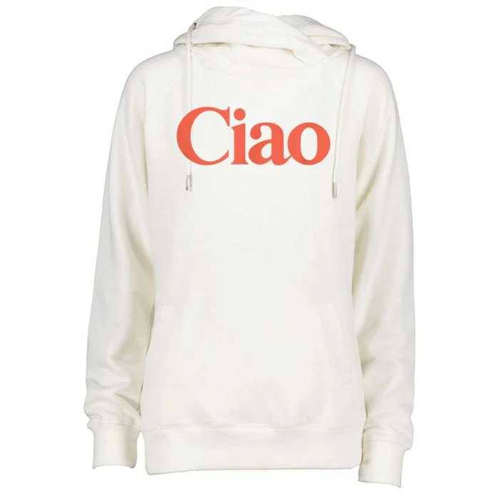 Ciao Bella Womens Funnel Neck Pullover Hood