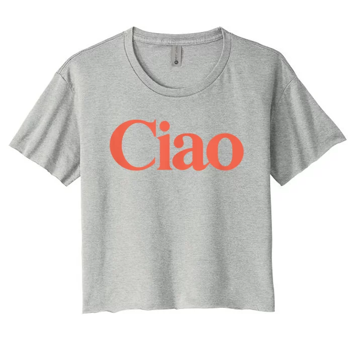 Ciao Bella Women's Crop Top Tee