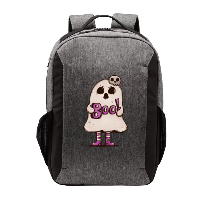 Cute Boo Creepy Scary Skull Skeleton Vector Backpack