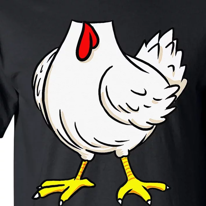 Chicken Body Costume Animal Thanksgiving Halloween Tall T-Shirt