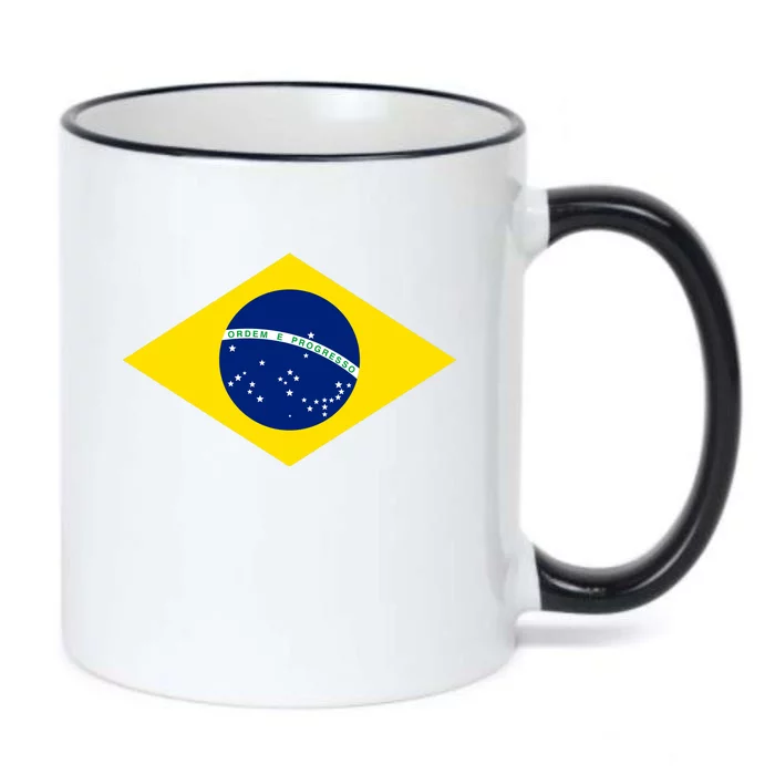 Cool Brazil Country Flag Black Color Changing Mug