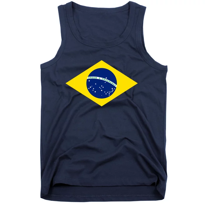 Cool Brazil Country Flag Tank Top