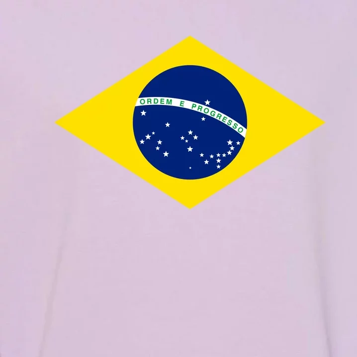 Cool Brazil Country Flag Garment-Dyed Sweatshirt