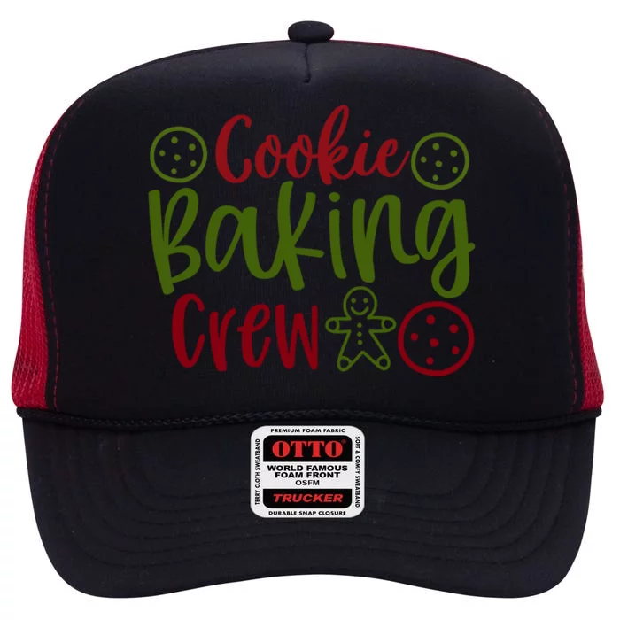 Cookie Baking Crew Unisex Gift High Crown Mesh Trucker Hat