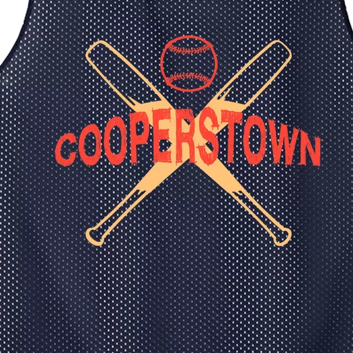 cooperstown baseball Mesh Reversible Basketball Jersey Tank