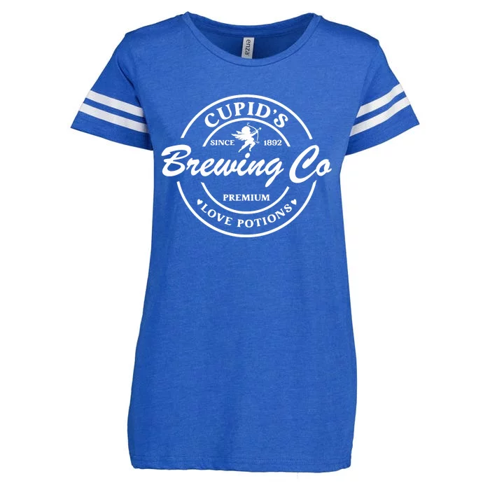 CupidS Brewing Co Funny Valentine Enza Ladies Jersey Football T-Shirt