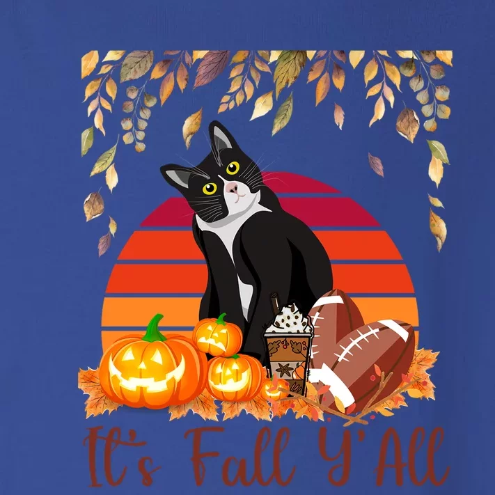 Cute Black Cat Lovers Thanksgiving Halloween ItS Fall YAll Great Gift Toddler Long Sleeve Shirt