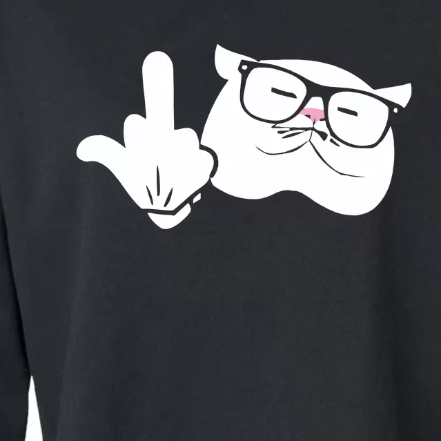 Catturd Birdturd Cropped Pullover Crew