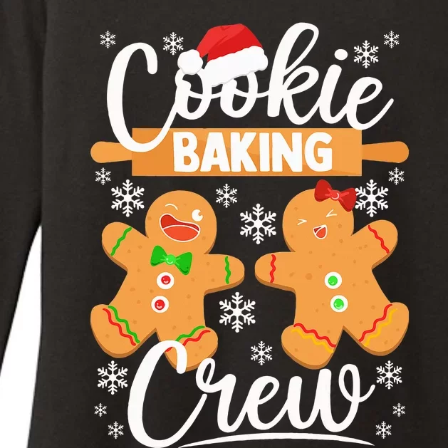 Cookie Baking Crew  Gingerbread Christmas Baking Womens CVC Long Sleeve Shirt