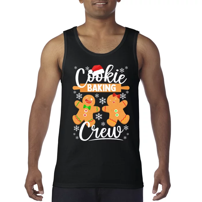 Cookie Baking Crew  Gingerbread Christmas Baking Tank Top