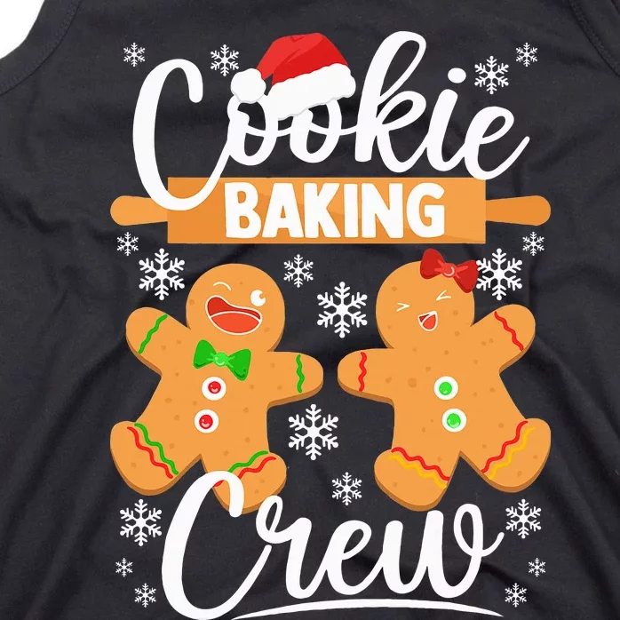 Cookie Baking Crew  Gingerbread Christmas Baking Tank Top