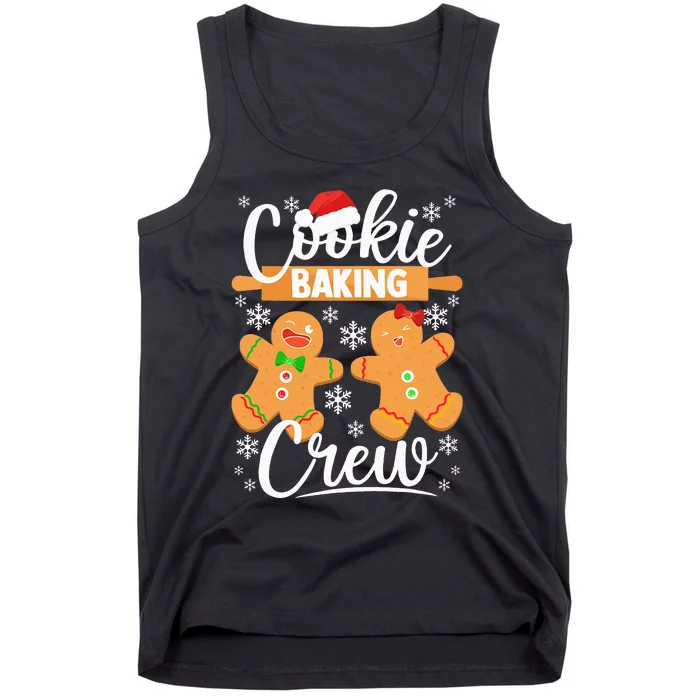 Cookie Baking Crew  Gingerbread Christmas Baking Tank Top