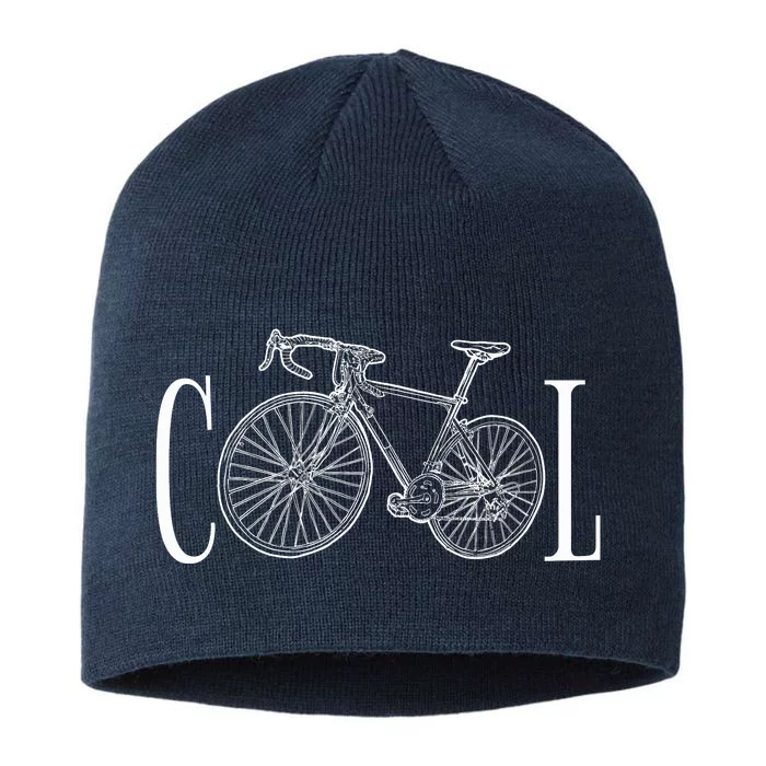 Cool Bicycle Cyclist Gift 8 1/2in Sustainable Knit Beanie