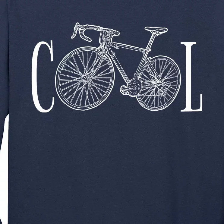 Cool Bicycle Cyclist Gift Tall Long Sleeve T-Shirt