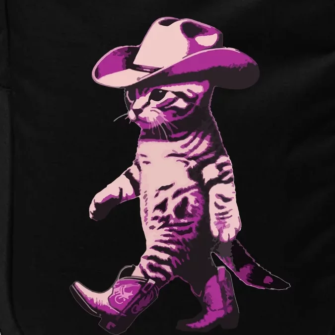 Cowgirl Boots Cat Mom Meowdy Cowgirl Pink Boots Impact Tech Backpack