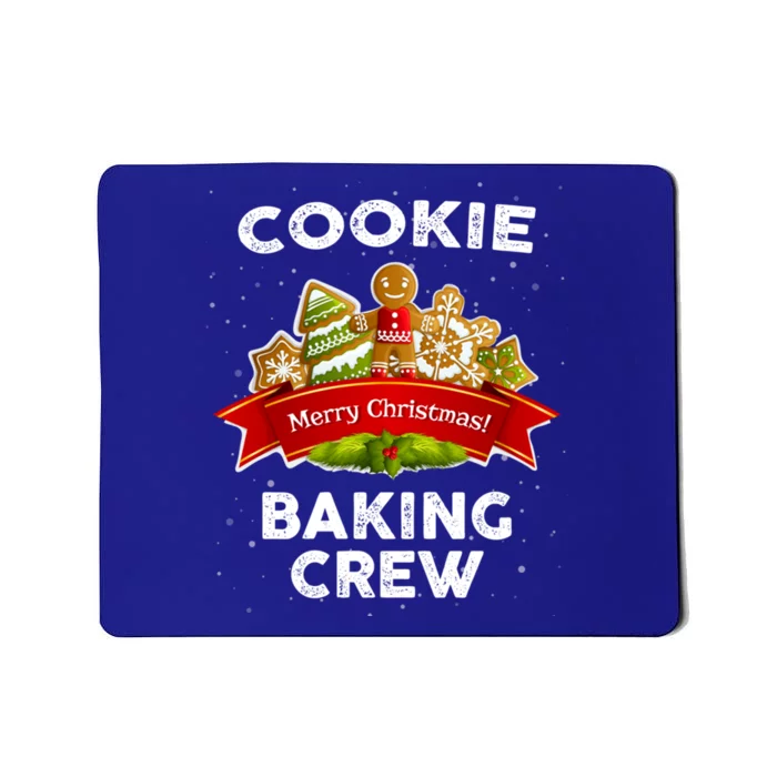 Cookie Baking Crew Christmas Family Gingerbread Team Gift Mousepad