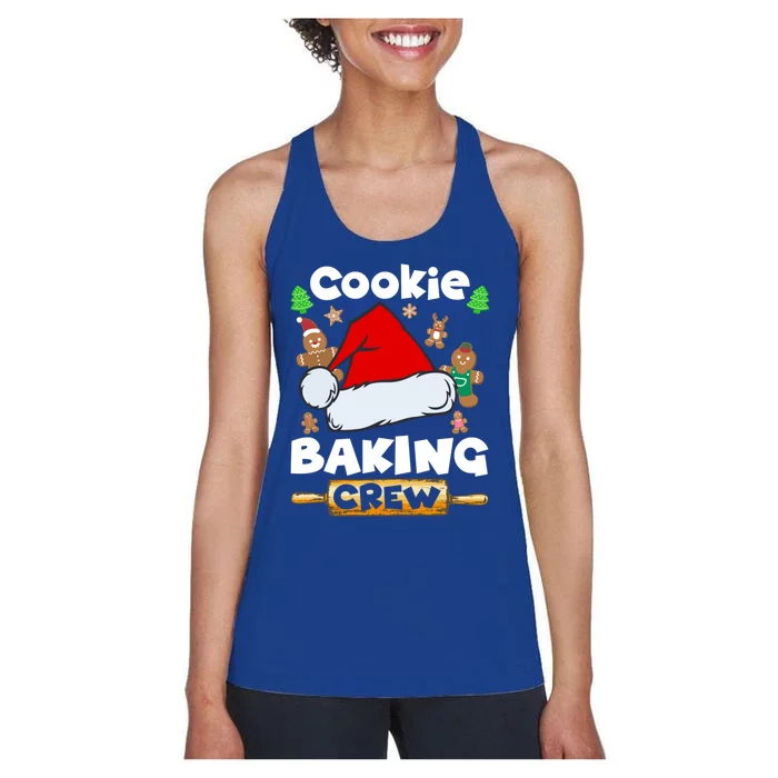 Cookie Baking Crew Christmas Funny Gift Meaningful Gift Women's Racerback Tank