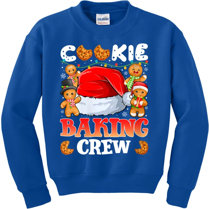 Cookie Baking Crew Christmas Santa Family Gingerbread Team Gift Kids Sweatshirt