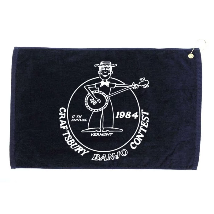 Craftsbury Banjo Contest 1984 Funny Grommeted Golf Towel