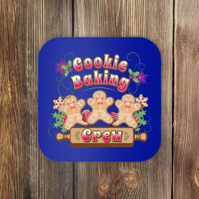 Cookie Baking Crew Holiday Design Great Gift Coaster