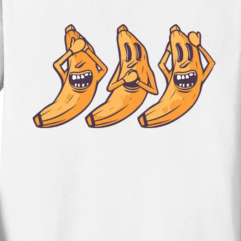 Crazy Bananas Kids Long Sleeve Shirt