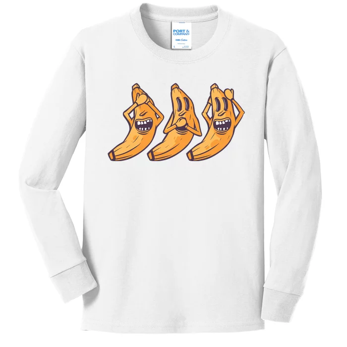 Crazy Bananas Kids Long Sleeve Shirt