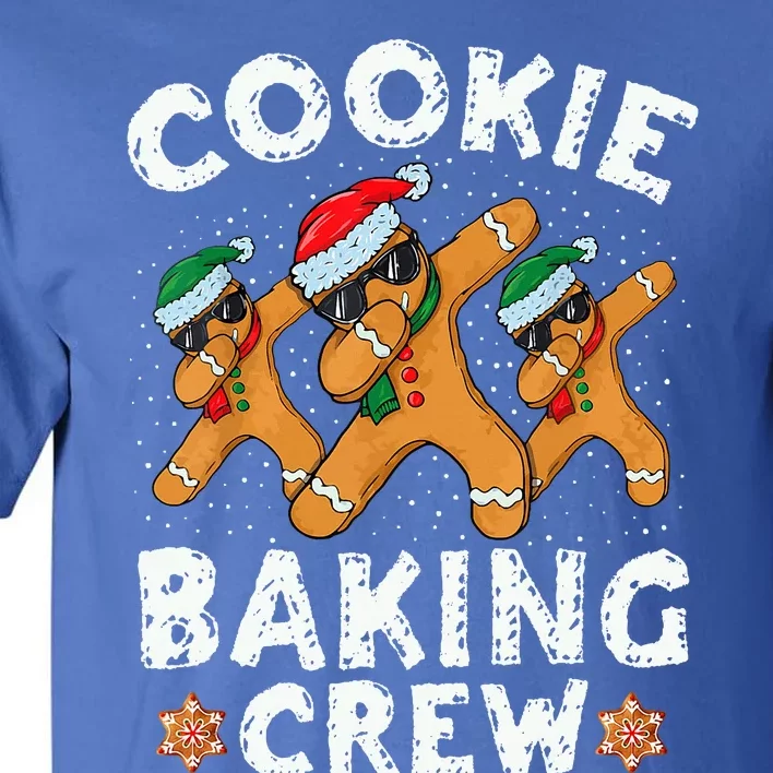 Cookie Baking Crew Gingerbread Christmas Costume pajamas Tall T-Shirt