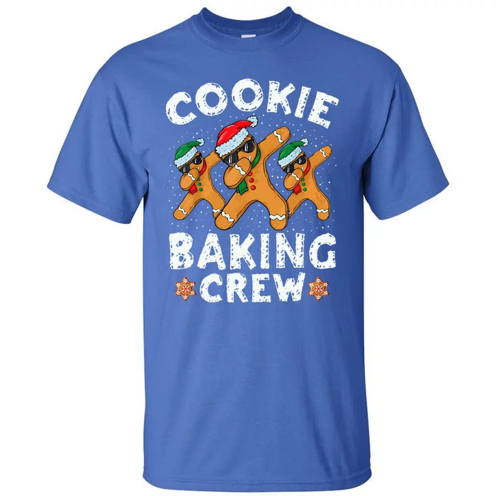 Cookie Baking Crew Gingerbread Christmas Costume pajamas Tall T-Shirt