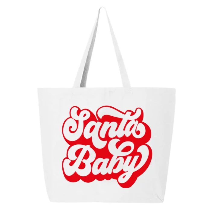 Christmas Santa baby super soft cozy warm sweatsuit Christmas baby girl Retro Santa Christmas outfit Santa baby retro Romper 25L Jumbo Tote