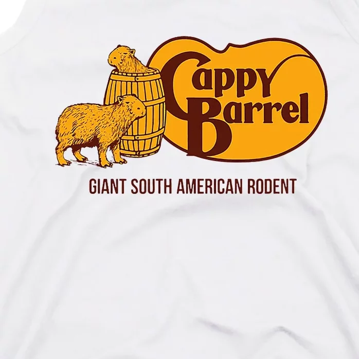 Cappy Barrel Capybara Campaign Store Logo Tank Top