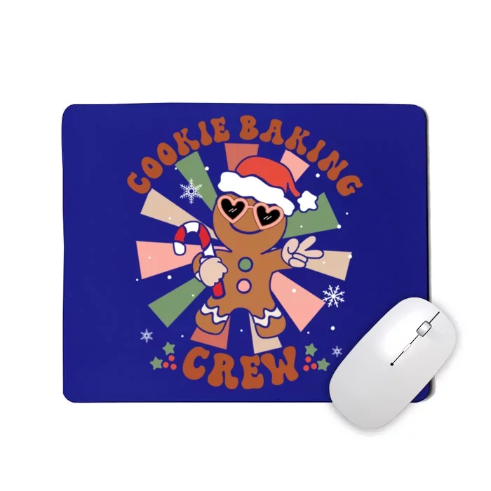 Cookie Baking Crew Groovy Retro Merry Christmas Xmas Gift Mousepad