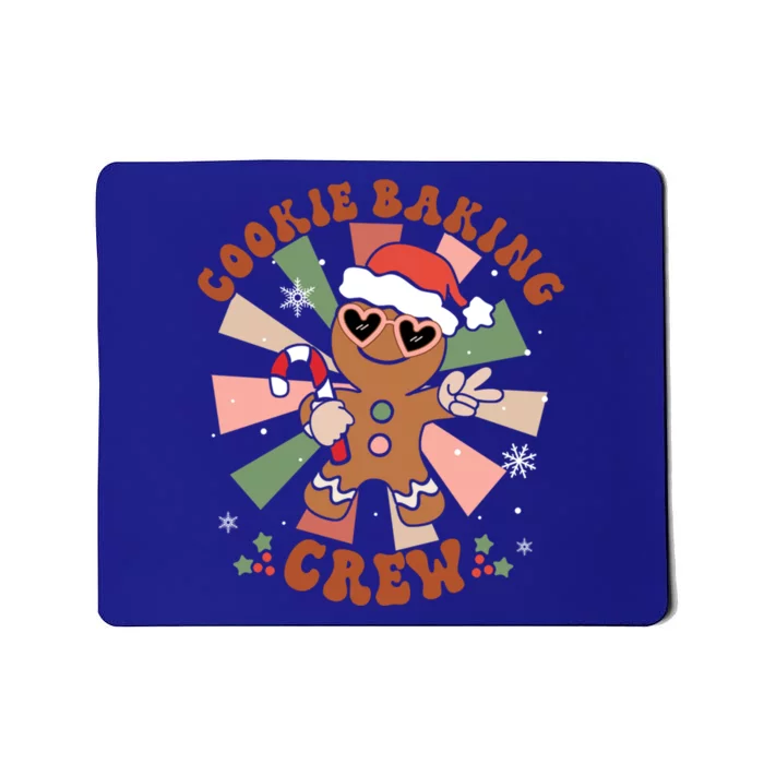 Cookie Baking Crew Groovy Retro Merry Christmas Xmas Gift Mousepad