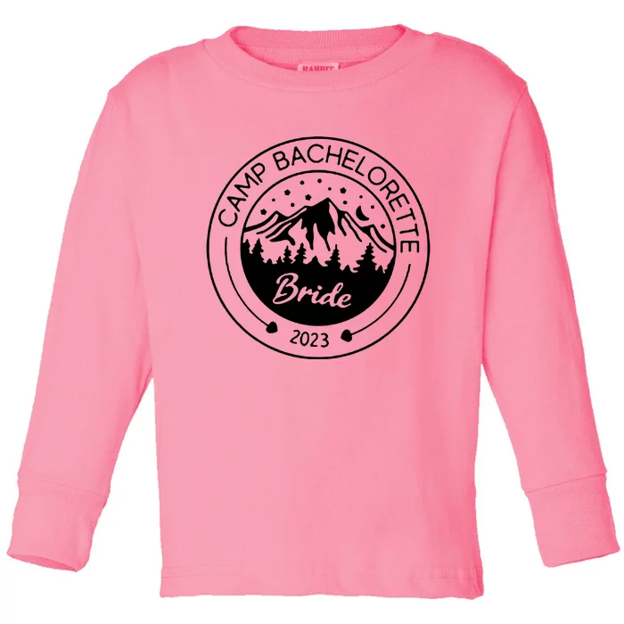 Camp Bachelorette Toddler Long Sleeve Shirt