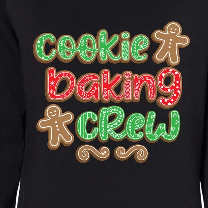 Cookie Baking Crew Christmas Holiday Bakers Gingerbread Gift Cute Gift Womens California Wash Sweatshirt