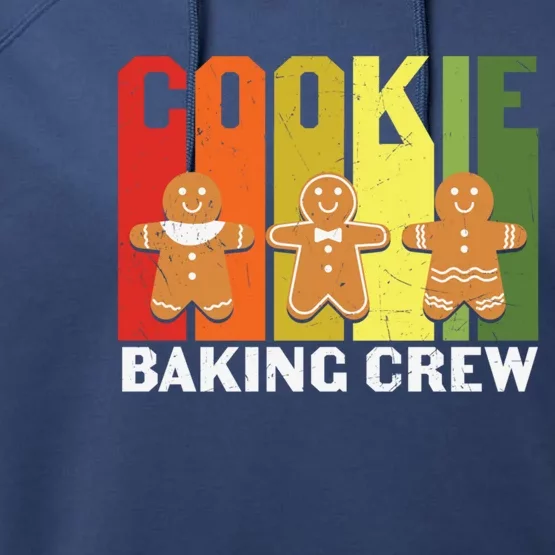 Cookie Baking Crew Meaningful Gift Performance Fleece Hoodie