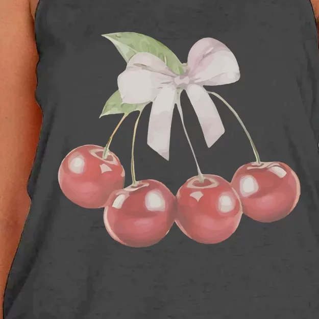 Cherry Baby Women's Knotted Racerback Tank