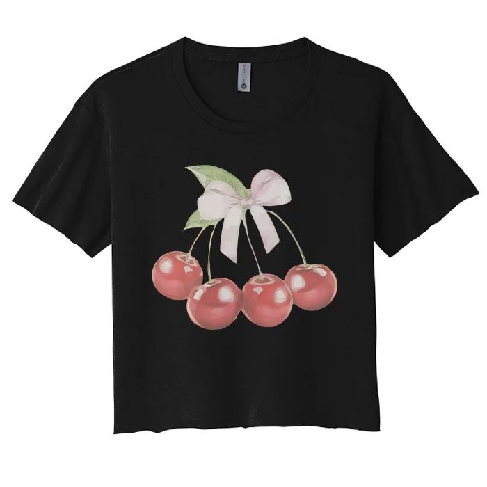 Cherry Baby Women's Crop Top Tee