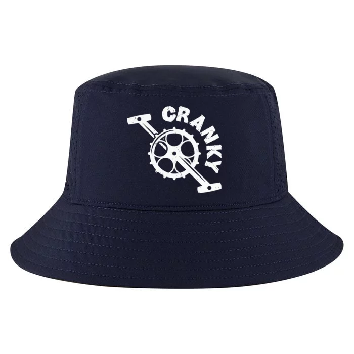 Cranky Bicycle Crank Cool Bike Rider Builder Cool Comfort Performance Bucket Hat