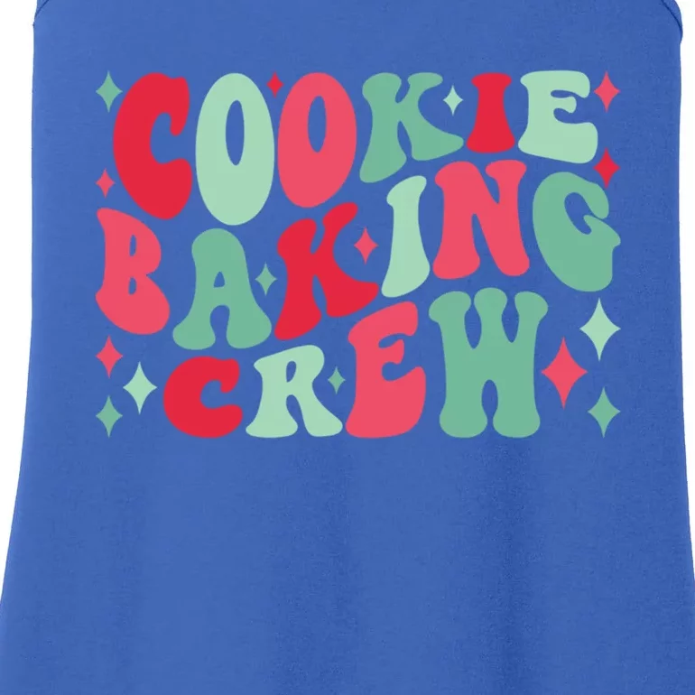 Cookie Baking Crew Christmas Santa Family Groovy Christmas Meaningful Gift Ladies Essential Tank