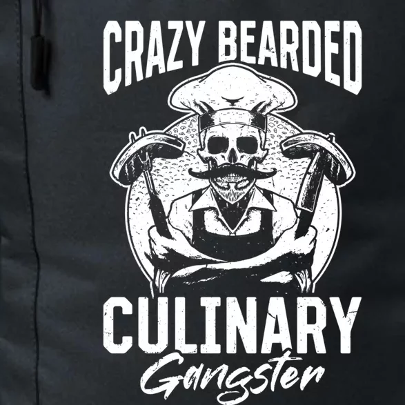 Crazy Bearded Culinary Gangster Culinary Crazy Chef Cook Cool Gift Daily Commute Backpack