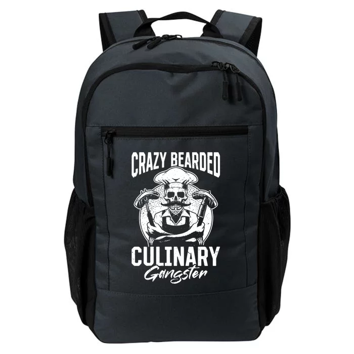 Crazy Bearded Culinary Gangster Culinary Crazy Chef Cook Cool Gift Daily Commute Backpack