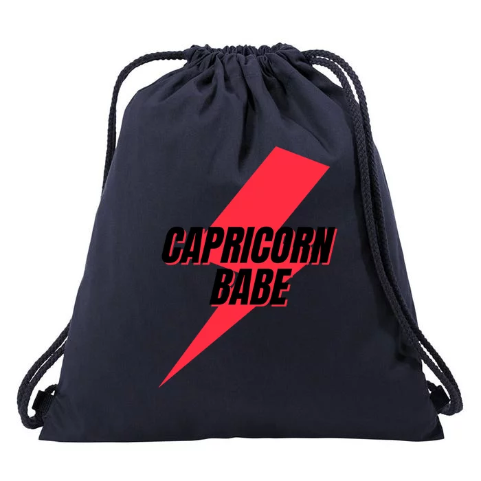 Capricorn Babe Drawstring Bag