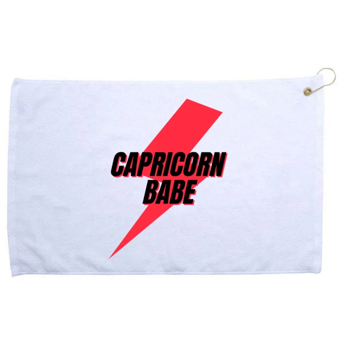 Capricorn Babe Grommeted Golf Towel