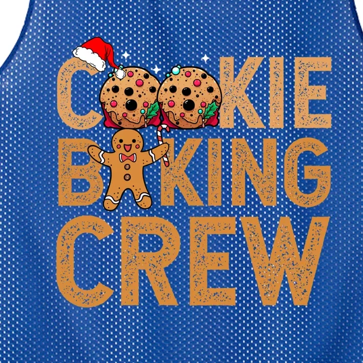 Cookie Baking Crew Santa Christmas Family Xmas Ugly Cookie Gift Mesh Reversible Basketball Jersey Tank