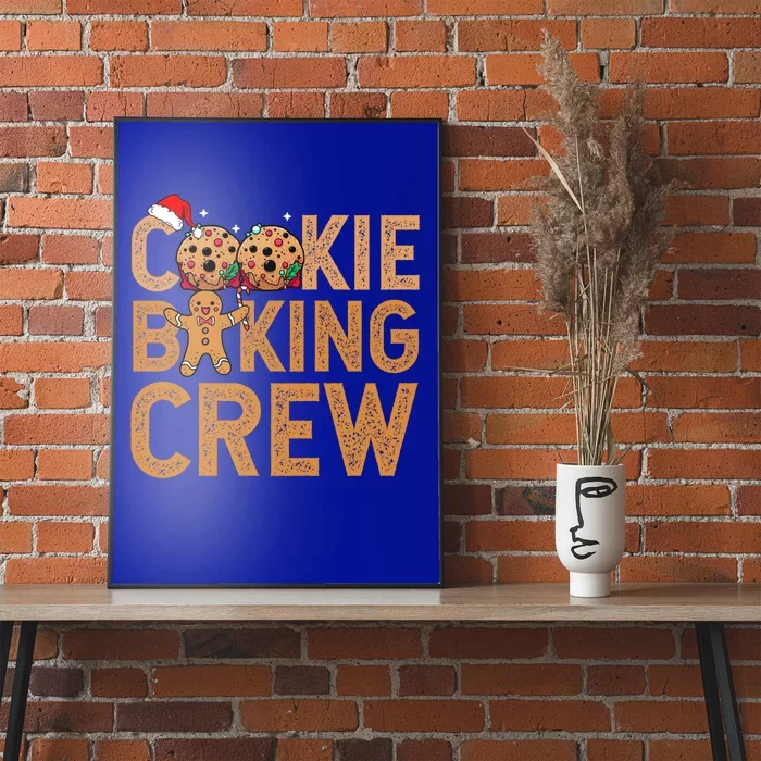 Cookie Baking Crew Santa Christmas Family Xmas Ugly Cookie Gift Poster