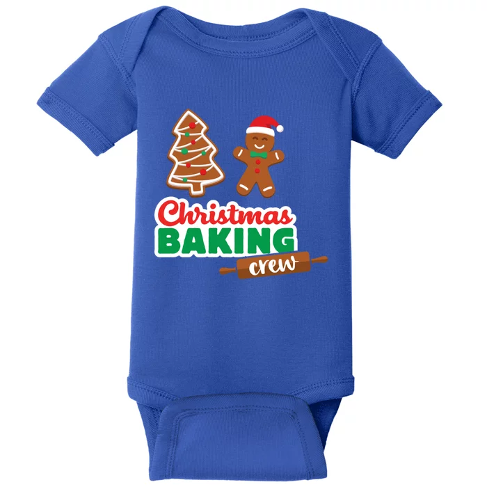 Christmas Baking Crew Funny Merry Xmas Cookies Matching Cute Gift Baby Bodysuit