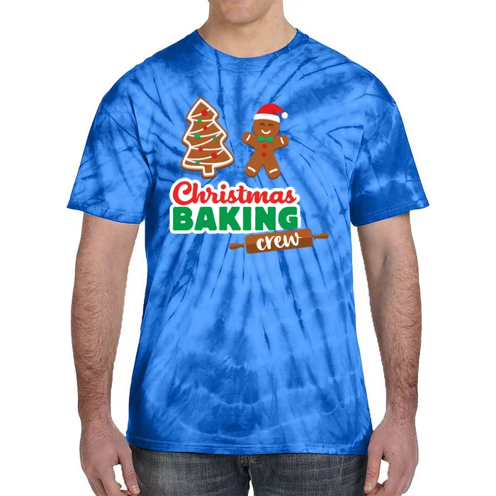 Christmas Baking Crew Funny Merry Xmas Cookies Matching Cute Gift Tie-Dye T-Shirt