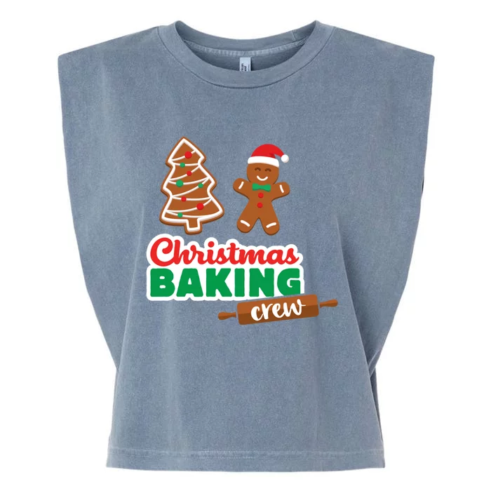 Christmas Baking Crew Funny Merry Xmas Cookies Matching Cute Gift Garment-Dyed Women's Muscle Tee