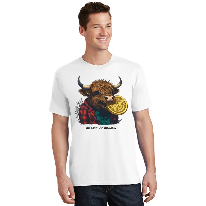 Crypto Bit Coin Am Bullish Cryptocurrency T-Shirt